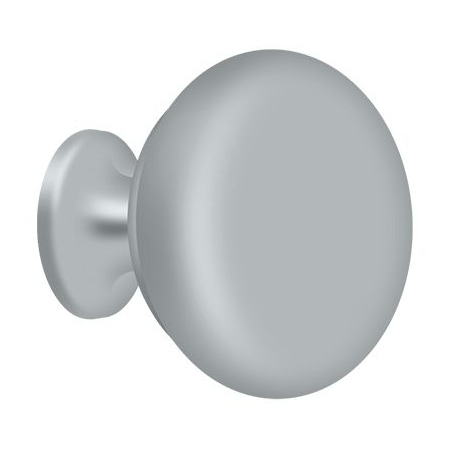 Deltana Knob Round Solid Satin Chrome KR114U26D