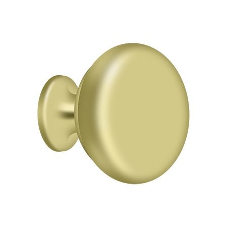 Deltana Knob Round Solid Bright Brass KR114U3