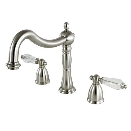 Kingston Brass KS1348WLL Roman Tub Filler with Cross Handle KS1348WLL