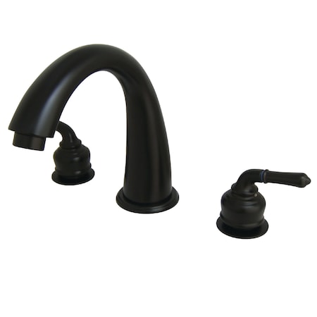 Kingston Brass Roman Tub Faucet, Oil Rubbed Bronze, Deck Mount KS2365