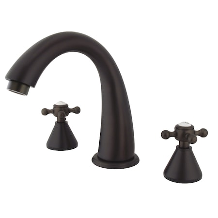 Kingston Brass Roman Tub Faucet, Oil Rubbed Bronze, Deck Mount KS2365BX