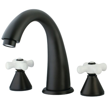Kingston Brass Roman Tub Faucet, Oil Rubbed Bronze, Deck Mount KS2365PX