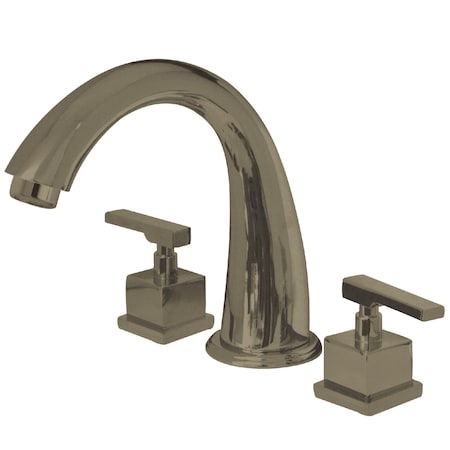 Kingston Brass Roman Tub Faucet, Brushed Nickel, Deck Mount KS2368QLL