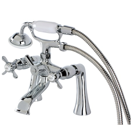 Kingston Brass Deck-Mount Clawfoot Tub Faucet, Polished Chrome, Deck Mount KS288C
