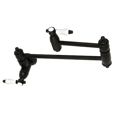 Bel-Air KS3100BPL Wall Mount Pot Filler Kitchen Faucet KS3100BPL