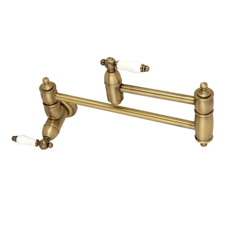 Restoration KS3103PL Wall Mount Pot Filler Kitchen Faucet KS3103PL