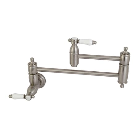Bel-Air KS3108BPL Wall Mount Pot Filler Kitchen Faucet KS3108BPL