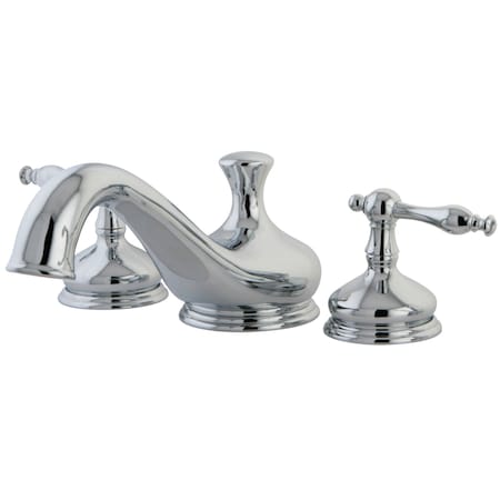 Kingston Brass Roman Tub Faucet, Polished Chrome, Deck Mount KS3331NL