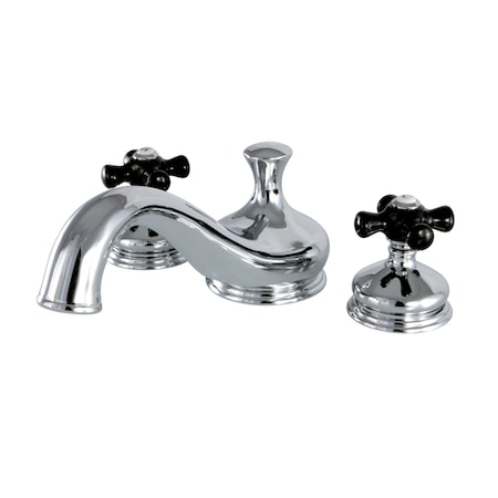 Kingston Brass KS3331PKX Roman Tub Filler with Cross Handle KS3331PKX