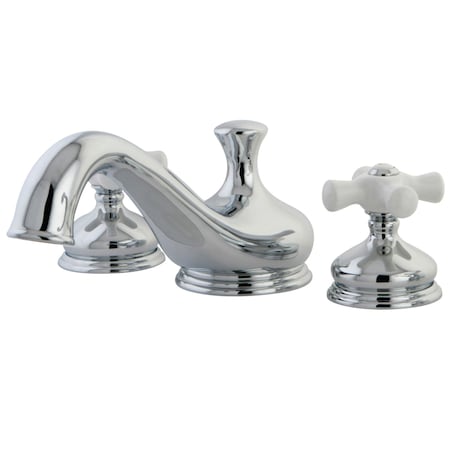 Kingston Brass Roman Tub Faucet, Polished Chrome, Deck Mount KS3331PX
