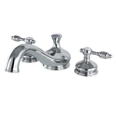 Kingston Brass Roman Tub Faucet, Polished Chrome, Deck Mount KS3331TAL