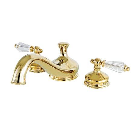 Kingston Brass KS3332WLL Roman Tub Filler with Cross Handle KS3332WLL