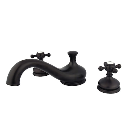 Kingston Brass Roman Tub Faucet, Oil Rubbed Bronze, Deck Mount KS3335BX