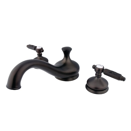 Kingston Brass Roman Tub Faucet, Oil Rubbed Bronze, Deck Mount KS3335GL