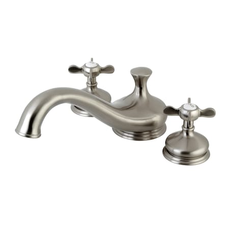 Kingston Brass KS3338BEX Roman Tub Filler with Cross Handle KS3338BEX