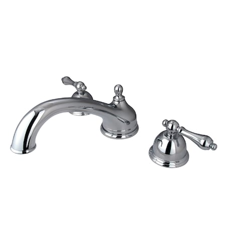 Kingston Brass Roman Tub Faucet, Polished Chrome, Deck Mount KS3351AL
