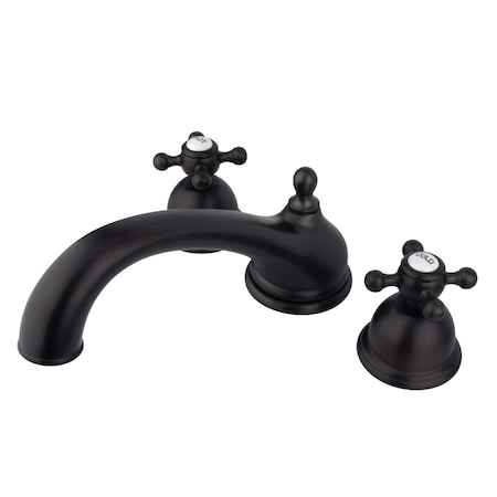 Kingston Brass Roman Tub Faucet, Oil Rubbed Bronze, Deck Mount KS3355BX