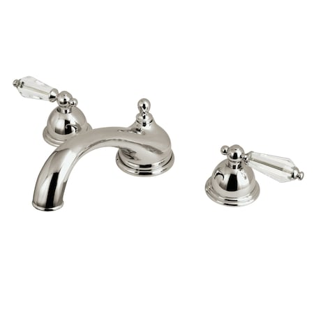 Kingston Brass Roman Tub Faucet, Brushed Nickel, Deck Mount KS3358WLL