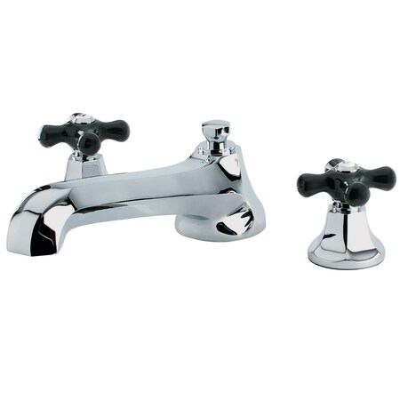Kingston Brass KS4301PKX Roman Tub Filler with Cross Handle KS4301PKX