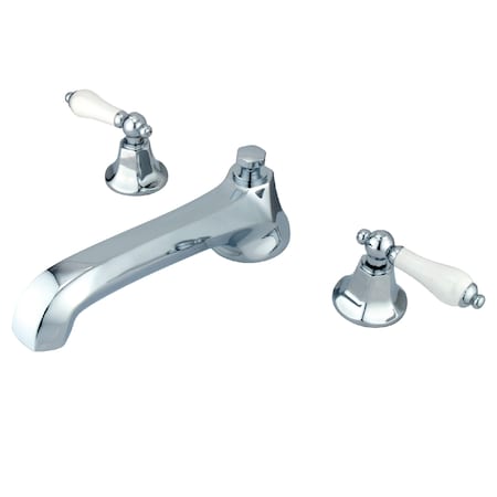 Kingston Brass Roman Tub Faucet, Polished Chrome, Deck Mount KS4301PL