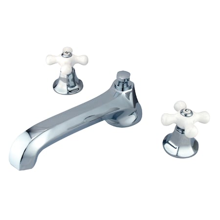 Kingston Brass KS4301PX Roman Tub Filler Porcelain Cross Handle KS4301PX