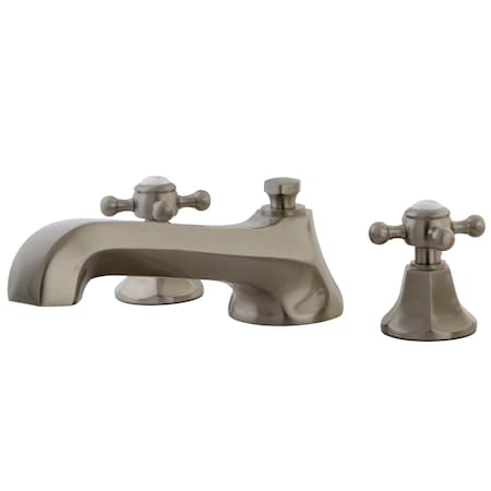 Kingston Brass Roman Tub Faucet, Brushed Nickel, Deck Mount KS4308BX