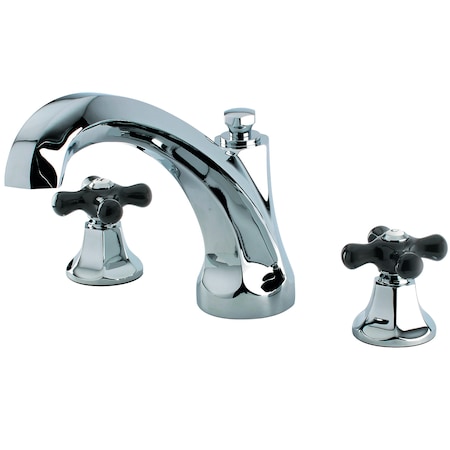 Kingston Brass KS4321PKX Roman Tub Filler with Cross Handle KS4321PKX