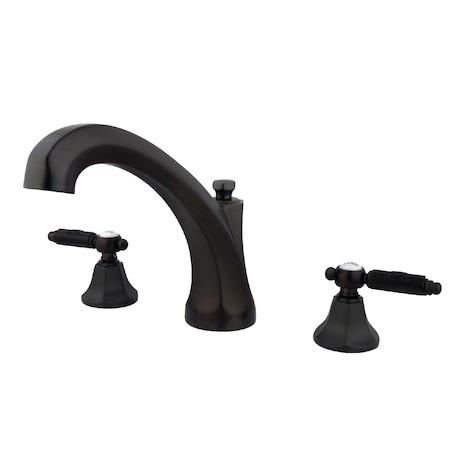 Kingston Brass Roman Tub Faucet, Oil Rubbed Bronze, Deck Mount KS4325GL