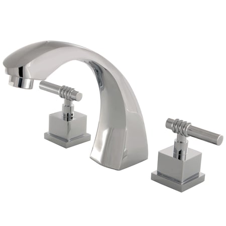 Kingston Brass Roman Tub Faucet, Polished Chrome, Deck Mount KS4361QL