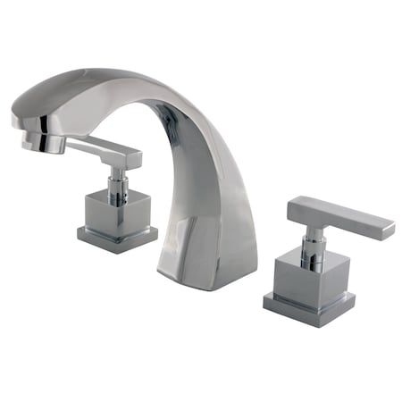 Kingston Brass Roman Tub Faucet, Polished Chrome, Deck Mount KS4361QLL