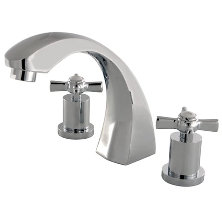 Kingston Brass Roman Tub Faucet, Polished Chrome, Deck Mount KS4361ZX