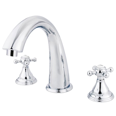 Kingston Brass Roman Tub Faucet, Polished Chrome, Deck Mount KS5361BX