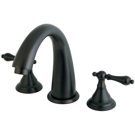 Kingston Brass Roman Tub Faucet, Oil Rubbed Bronze, Deck Mount KS5365AL
