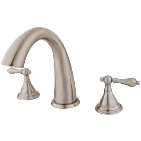 Kingston Brass Roman Tub Faucet, Brushed Nickel, Deck Mount KS5368AL
