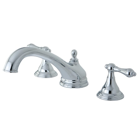 Kingston Brass Roman Tub Faucet, Polished Chrome, Deck Mount KS5531AL