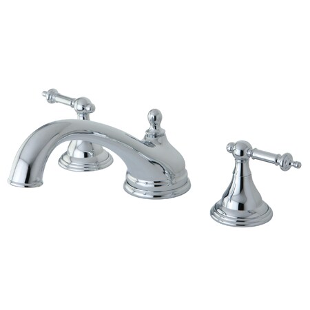 Kingston Brass Roman Tub Faucet, Polished Chrome, Deck Mount KS5531TL