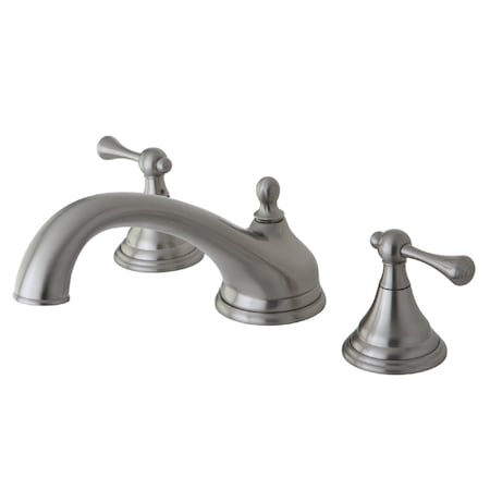 Kingston Brass Roman Tub Faucet, Brushed Nickel, Deck Mount KS5538BL