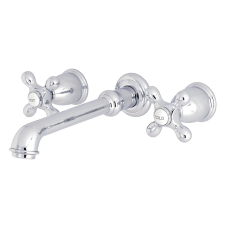 Kingston Brass Roman Tub Faucet, Polished Chrome, Wall Mount KS7021AX