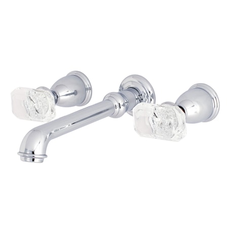 Kingston Brass Roman Tub Faucet, Polished Chrome, Wall Mount KS7021KRL