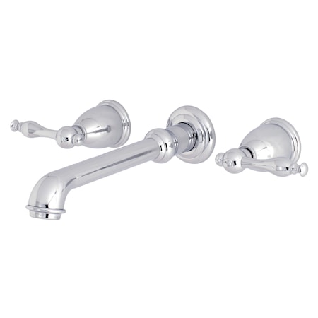Kingston Brass Roman Tub Faucet, Polished Chrome, Wall Mount KS7021NL