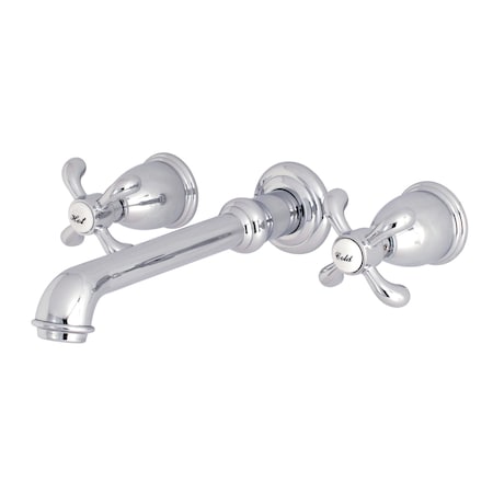 Kingston Brass Roman Tub Faucet, Polished Chrome, Wall Mount KS7021TX