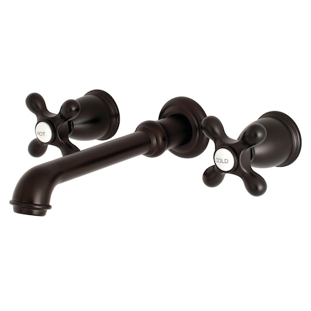 Kingston Brass Roman Tub Faucet, Oil Rubbed Bronze, Wall Mount KS7025AX