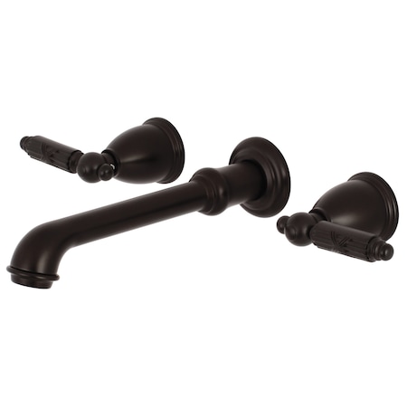 Kingston Brass Roman Tub Faucet, Oil Rubbed Bronze, Wall Mount KS7025GL