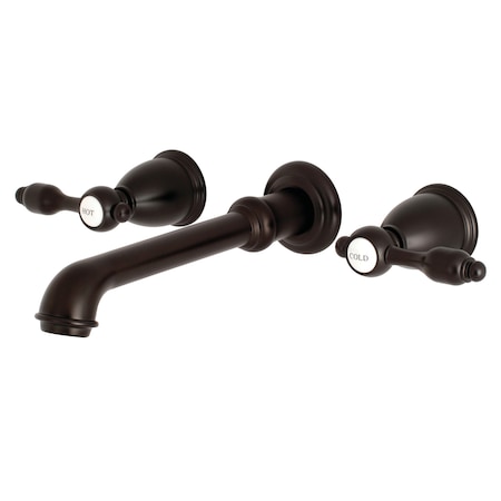 Kingston Brass Roman Tub Faucet, Oil Rubbed Bronze, Wall Mount KS7025TAL