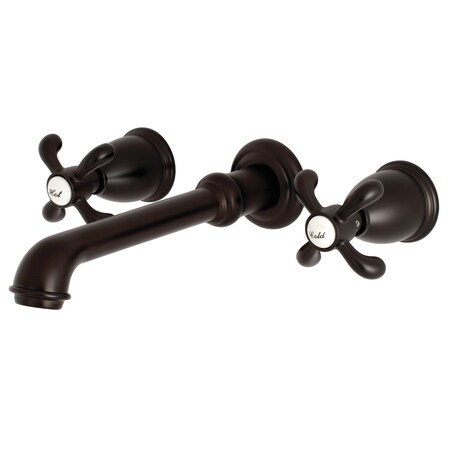Kingston Brass Roman Tub Faucet, Oil Rubbed Bronze, Wall Mount KS7025TX