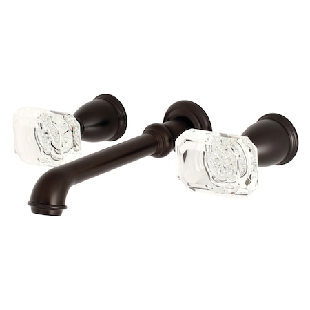 Kingston Brass Roman Tub Faucet, Oil Rubbed Bronze, Wall Mount KS7025WQL