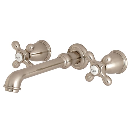 Kingston Brass Roman Tub Faucet, Brushed Nickel, Wall Mount KS7028AX