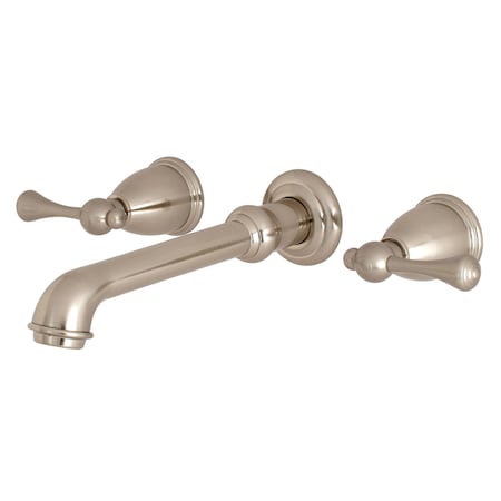 Kingston Brass Roman Tub Faucet, Brushed Nickel, Wall Mount KS7028BL