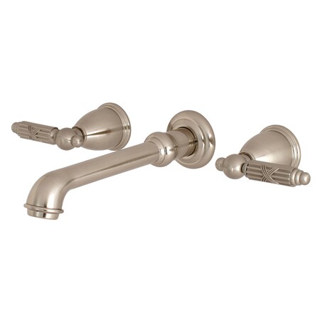 Kingston Brass Roman Tub Faucet, Brushed Nickel, Wall Mount KS7028GL