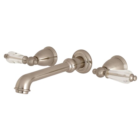 Kingston Brass Roman Tub Faucet, Brushed Nickel, Wall Mount KS7028WLL